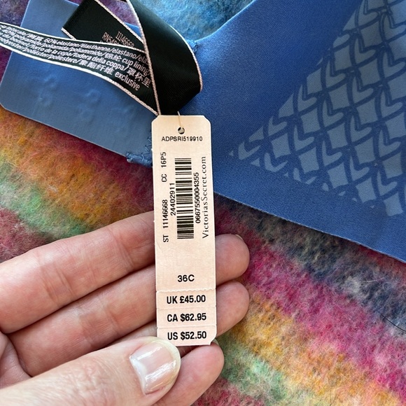 VICTORIA’S SECRET BRA 36C Blue - Picture 6 of 6